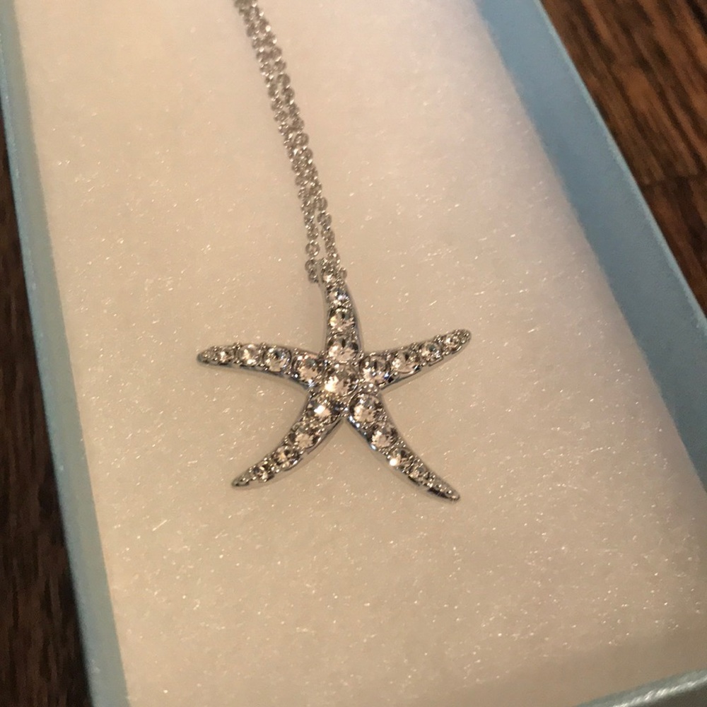 Touchstone Crystal by Swarovski Starfish Necklace
